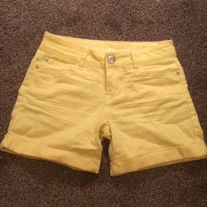 Bright Yellow Shorts